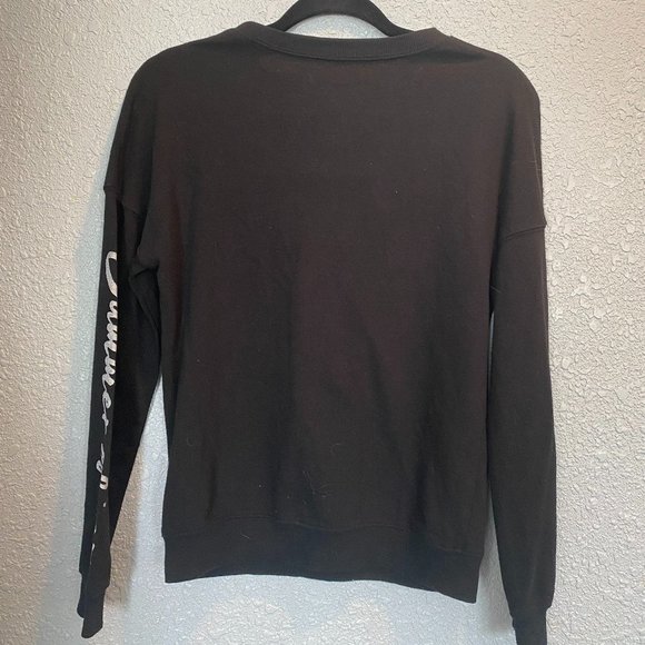 Stranger Things Summer of 85 Netflix Junior's Size XS Black Long Sleeve Sweater - Picture 6 of 7